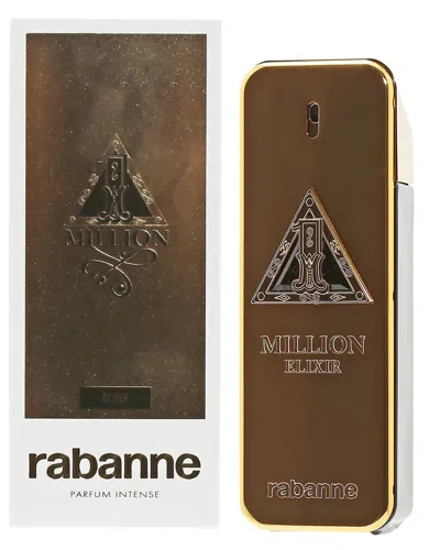 Rabanne Paco  Men's 3.4oz One Millionelixir Parfum Intense Edp Spray In Transparent