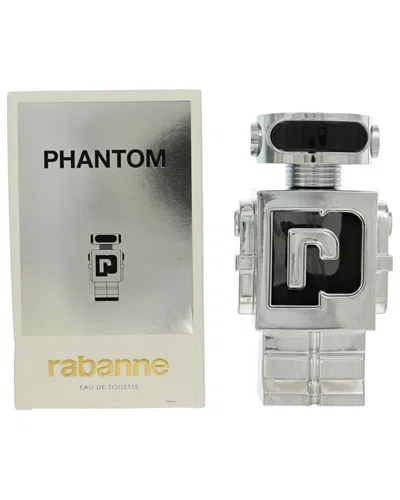Rabanne Paco  Men's 3.4oz Phantom Edt Spray In Gray