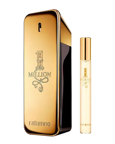 Rabanne Paco  Men's 6.8oz One Million 2pc Set In Transparent