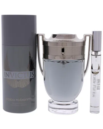 Rabanne Paco  Men's Invictus 3pc Gift Set