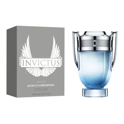 Rabanne Paco  Men's Invictus Aqua Edt 3.4 oz Fragrances 3349668562794