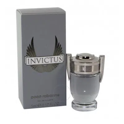 Rabanne Paco  Men's Invictus Edt 0.17 oz Fragrances 3349668515691 In White