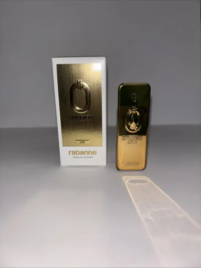 Rabanne Paco  Men's Million Gold Elixir Edp Splash 0.17 oz Fragrances 3349668644995