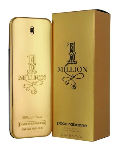 Rabanne Paco  Men's One Million 6.7oz Eau De Toilette Spray In Gold
