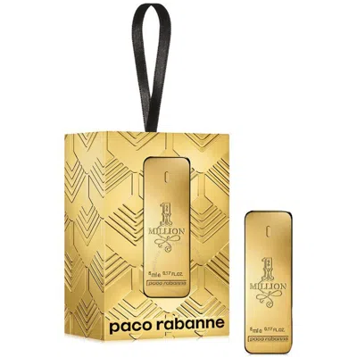 Rabanne Paco  Men's One Million Ornament Edt Spray 0.17 oz Fragrances 3349668624423 In White