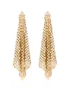Rabanne Gold-tone Chain Mesh Earrings