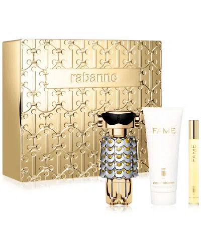 Rabanne Paco  Mini Elegance 3-piece Gift Set For Her In Transparent