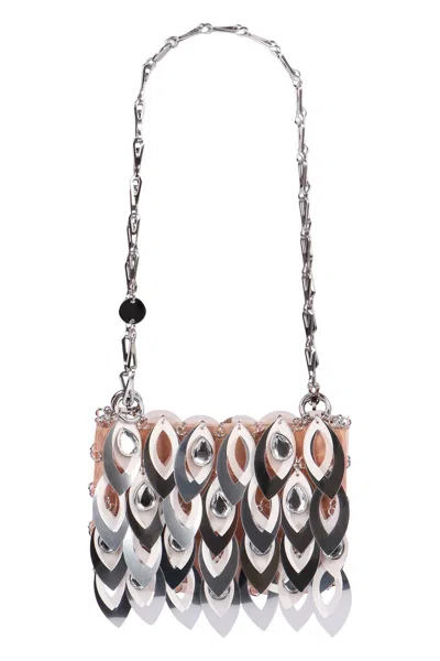 Rabanne Paco  Nano Sparkle Leave Shoulder Bag