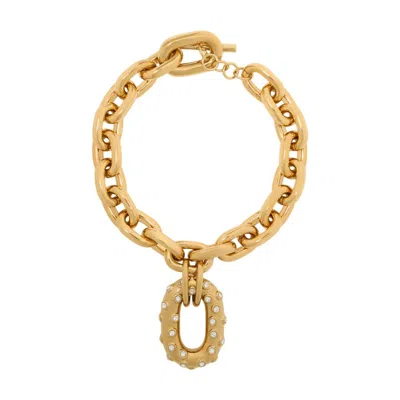 Rabanne Paco  Necklace -  - Metal - Gold In Pink