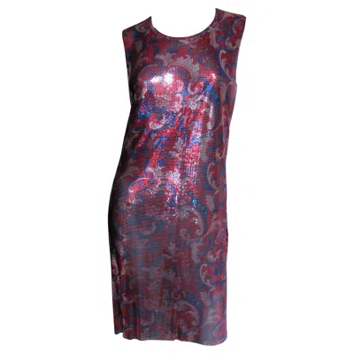 Pre-owned Rabanne Paco  New Chain Mail Dress In Black
