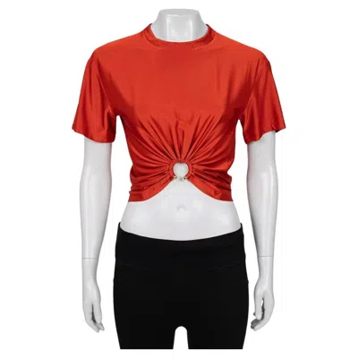 Pre-owned Rabanne Paco  Orange Viscose Top - Size Xs