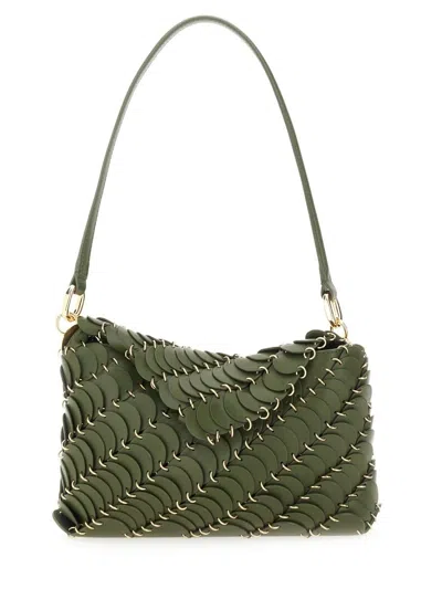 Rabanne Paco  Paco Leather Bag In Green