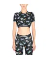 Rabanne Top Cropped In Black