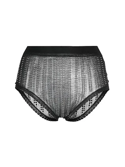 Rabanne Paco  Panties With Studs In Black