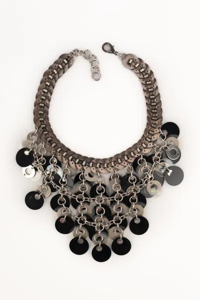 Pre-owned Rabanne Paco  Pastille Necklace In Multi