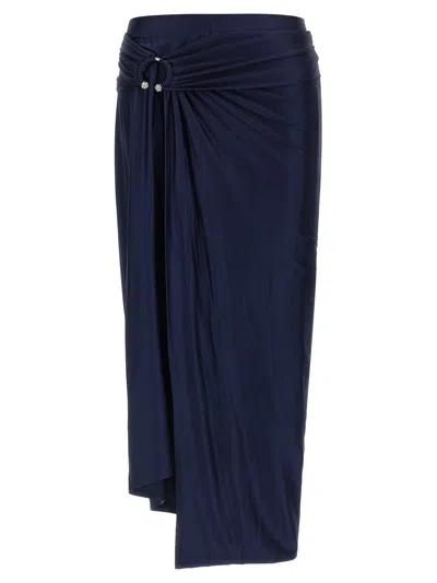 Rabanne Piercing Skirt Skirts Blue