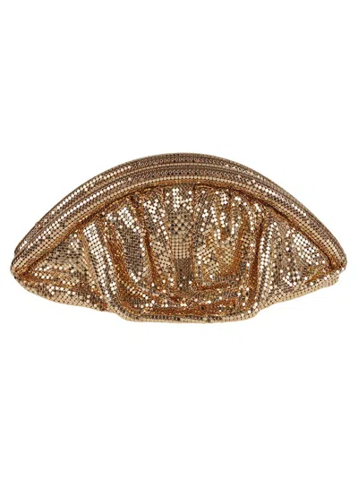 Rabanne Paco  Pixel Workmanship Gold-tone Pouch