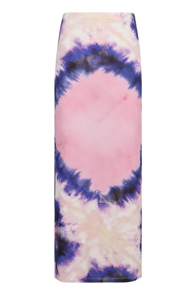 Rabanne Paco  Printed Skirt In Multi