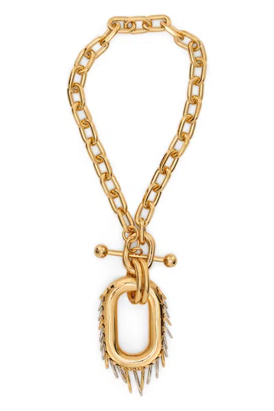 Rabanne Paco  Punk Xl Metal Link Necklace In Gold