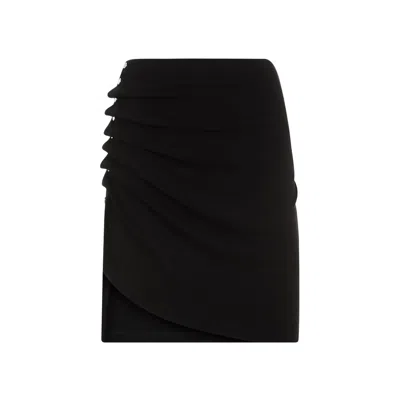 RABANNE PACO RABANNE RUCHED DETAILED MINI SKIRT