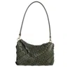 Rabanne 'paco' Shoulder Bag In Khaki In Gold