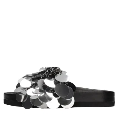Rabanne Paco  Sandals In Black