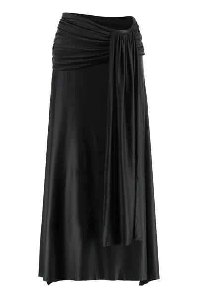 Rabanne Paco  Satin Skirt