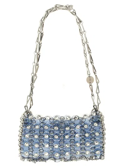 Rabanne Paco  Shoulder Bag In Blue