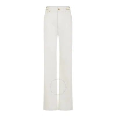RABANNE PACO RABANNE SIGNATURE 1969 DISCS EMBELLLISHED JEANS