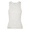 Rabanne Ribbed Cotton Tank Top With Perforated R-logo In White