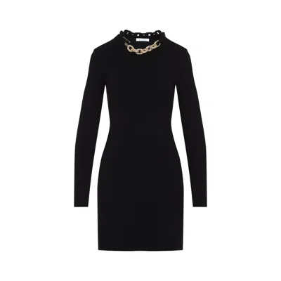 Rabanne Thom Krom Mono Sleeves Blouse In Black