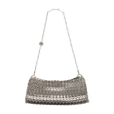 Rabanne Paco  Silver Acier Handbag In Pattern