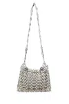 Rabanne Paco  Silver Metal 1969 Nano Shoulder Bag