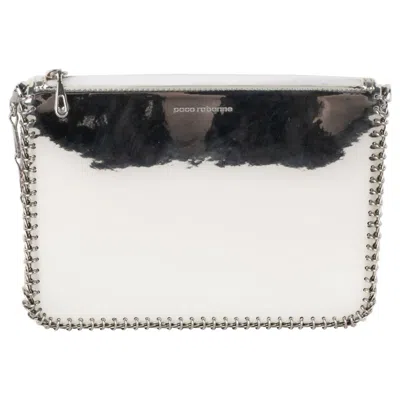 Pre-owned Rabanne Paco  Silvery Leather Bag In Gray