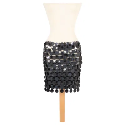 Pre-owned Rabanne Paco  Skirt In Black