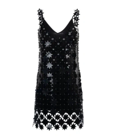 RABANNE PACO RABANNE SLEEVELESS EMBELLISHED MINI DRESS