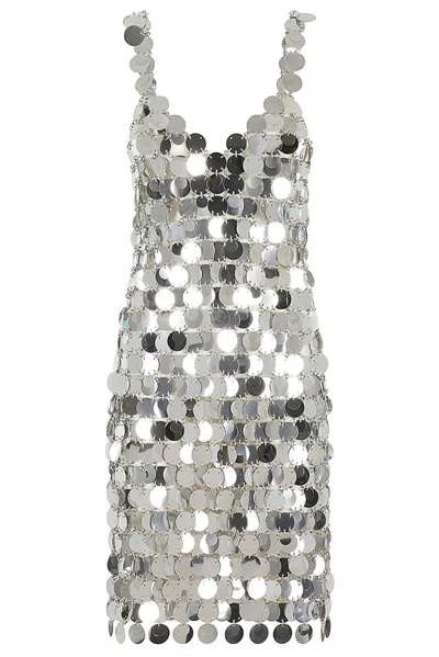 RABANNE PACO RABANNE SPARKLE DISCS DRESS