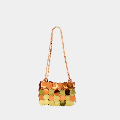 Rabanne Women's Sparkle Nano Paillette-embellished Shoulder In Copper/gold