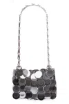 Rabanne Sparkles Discs Nano Bag