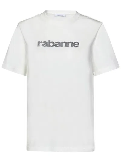 Rabanne Paco  T-shirt In White