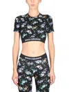 Rabanne Fitted Cropped Top In Black