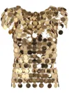 Rabanne Top Short Sleeve Sweater Clothing