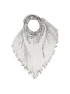 RABANNE PACO RABANNE TRIANGLE SHAPE CHAINMAIL SCARF