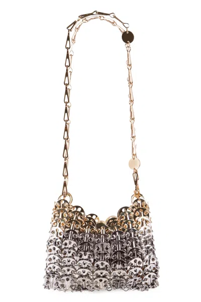 Rabanne Paco  Two-tone Metal 1969 Nano Shoulder Bag