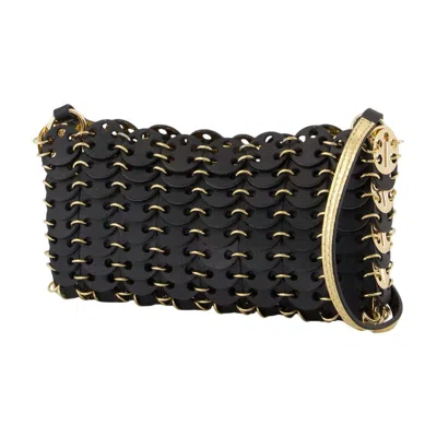 Rabanne Paco  Wallet On Chain In Black
