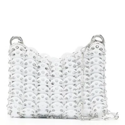 Rabanne Paco  White 1969 Chanmail Shoulder Bag