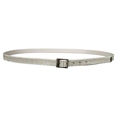 Pre-owned Rabanne Paco  White Leather Belt