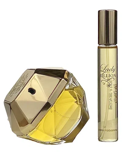 Rabanne Paco  Women's 1.7oz Lady Million 2pc Set