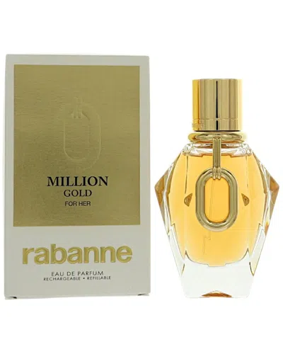 Rabanne Paco  Women's 1.7oz Million Gold Edp In Transparent