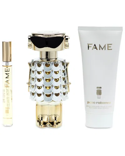 Rabanne Paco  Women's 2.7oz Fame 3pc Set